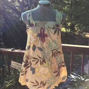 xhilaration | Flowery Pocket Tunic